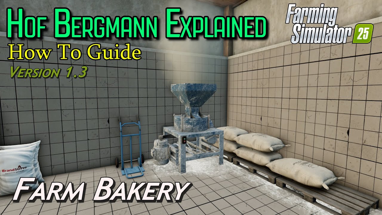 Фермерская пекарня | Хоф Бергманн V 1.3 | Farming Simulator 25