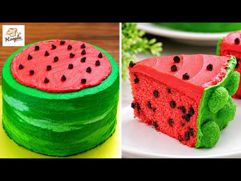 🍉 Best Watermelon Cake Ideas | Yummy Dessert Cakes | Hoopla Recipes