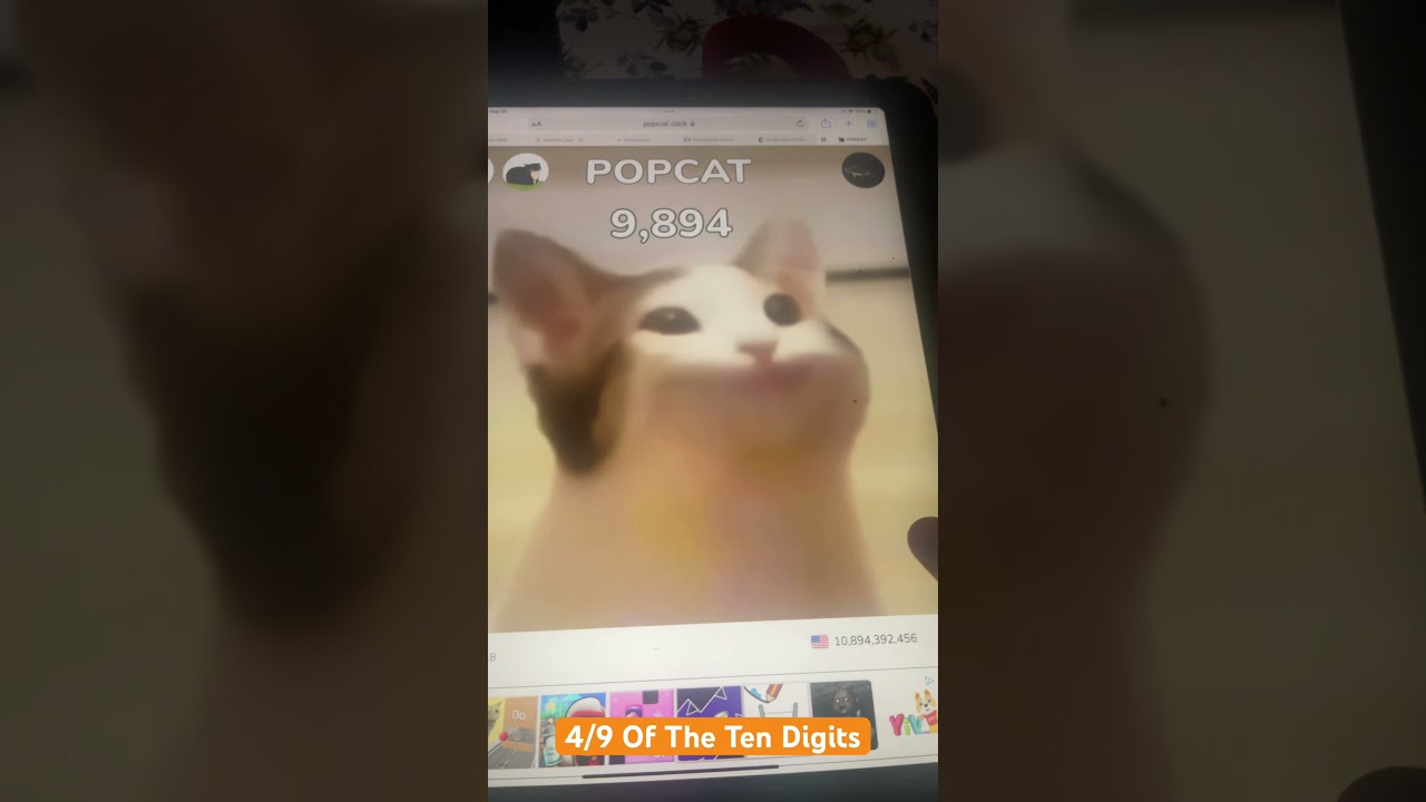 Popcat Clicking to 1 Billion - Hitting 10K Clicks