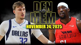 Dallas Mavericks Vs Miami Heat Full Game Highlights - November 24, 2025 Nba Season