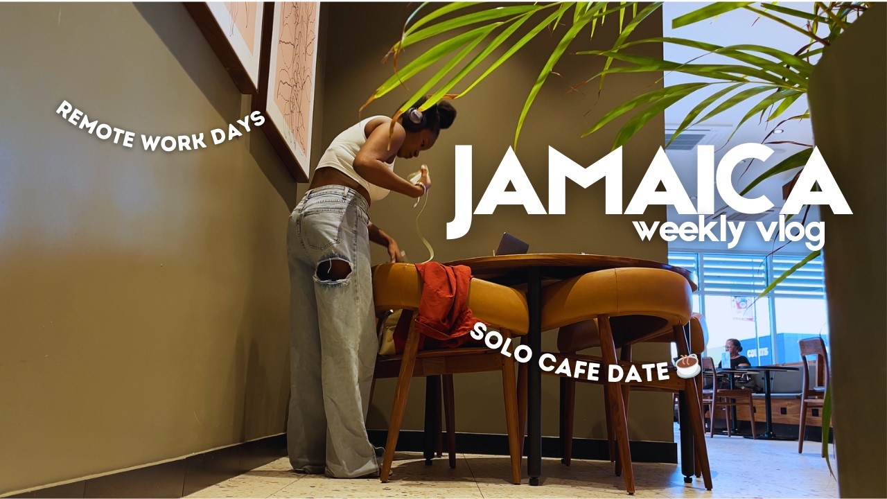 Living & Working in Jamaica 🇯🇲 | Downtown Kingston, YouTube Monetization & Solo Café Date