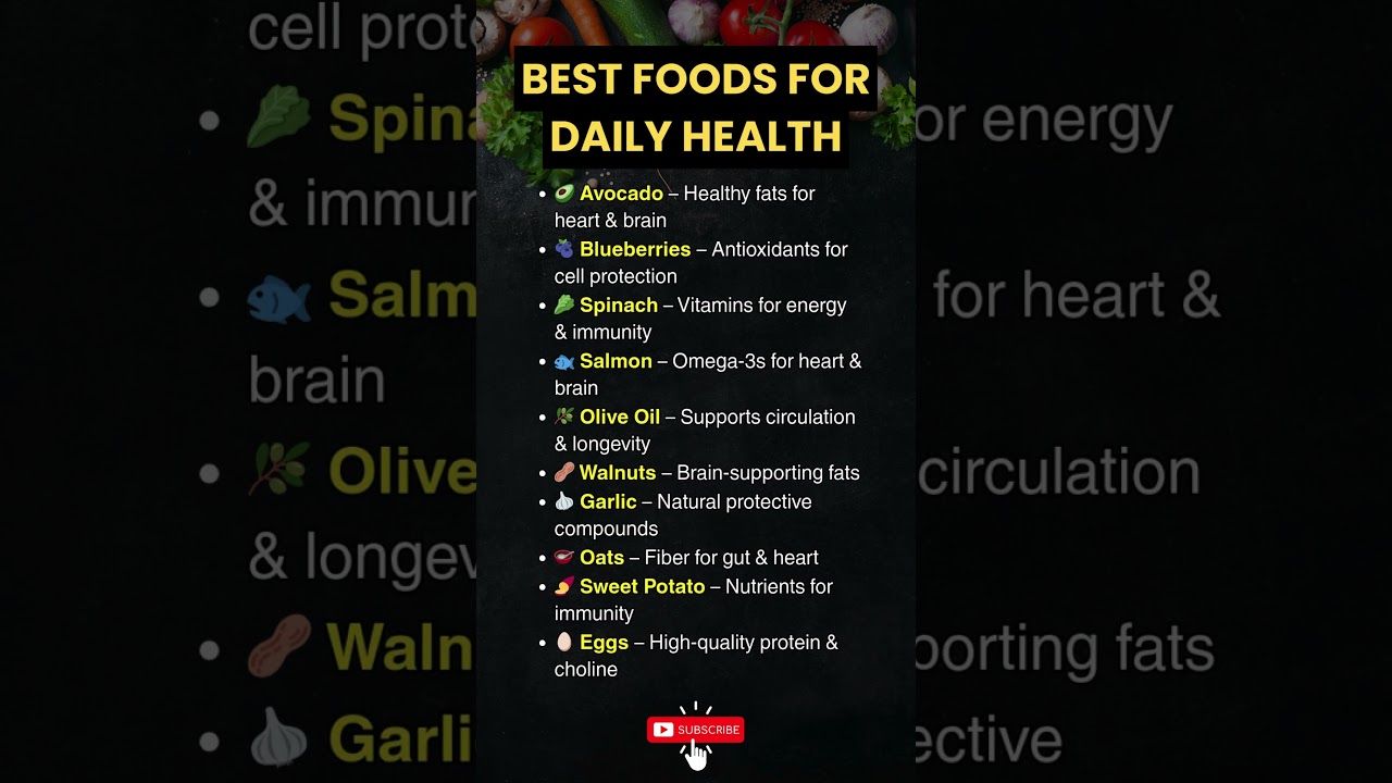 10 Best Foods for Daily Health