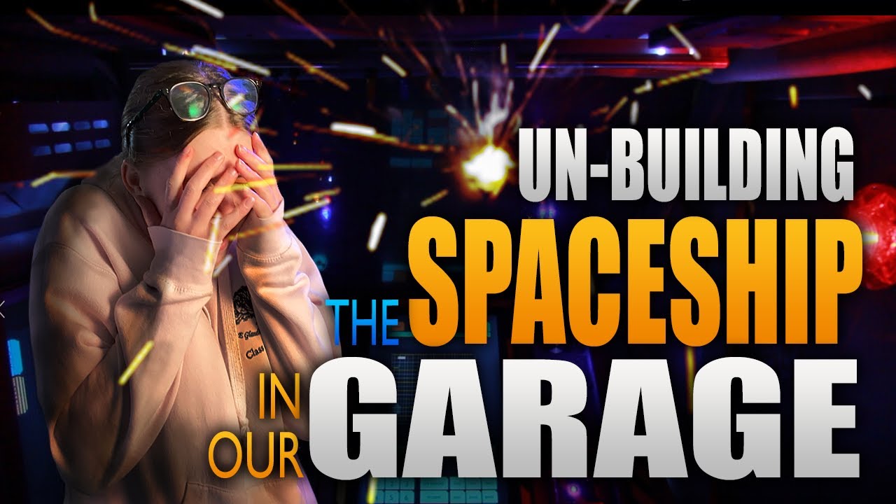 We Un-Build a Spaceship in our Garage!
