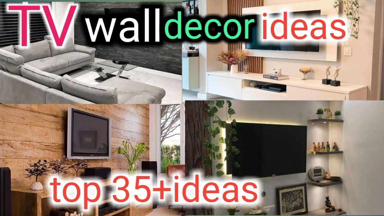 TV Wall Decor Ideas .Home Interior TV Wall Decoration Ideas