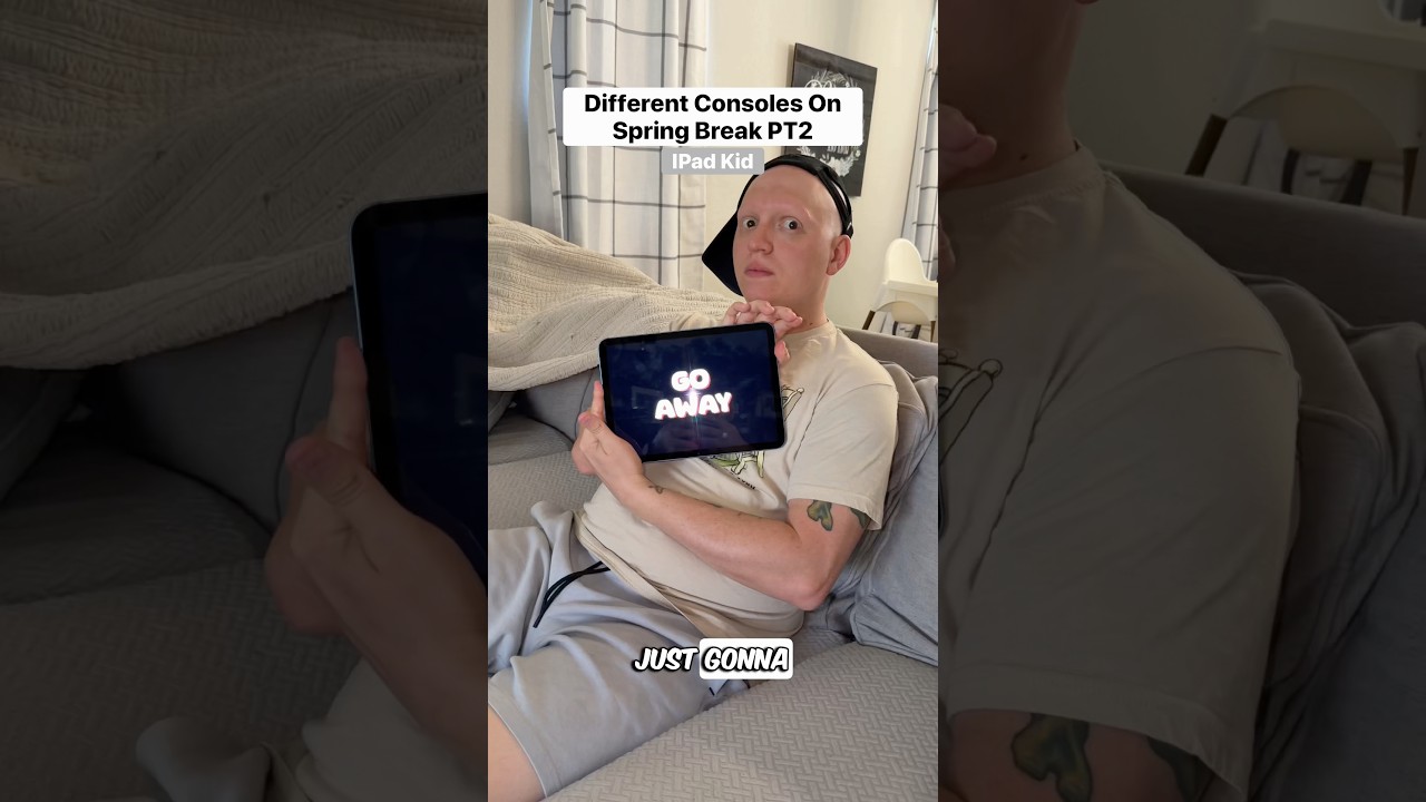 Consoles On Spring Break PT2 #funny #comedy #relatable #humor #skit