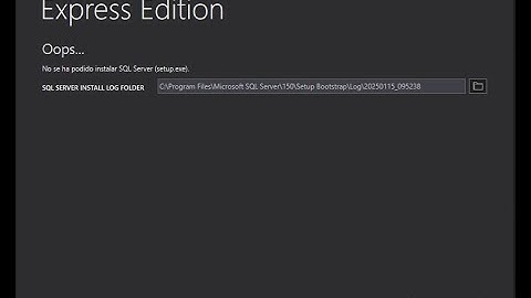 SQL Installation Error: The system cannot find the path specified