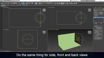 Blueprints setup in 3D Studio Max