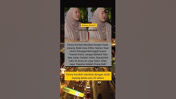 Fanny kondoh menikah dengan dud4 Jepang yang beda usia 25 tahun #shorts #fanny