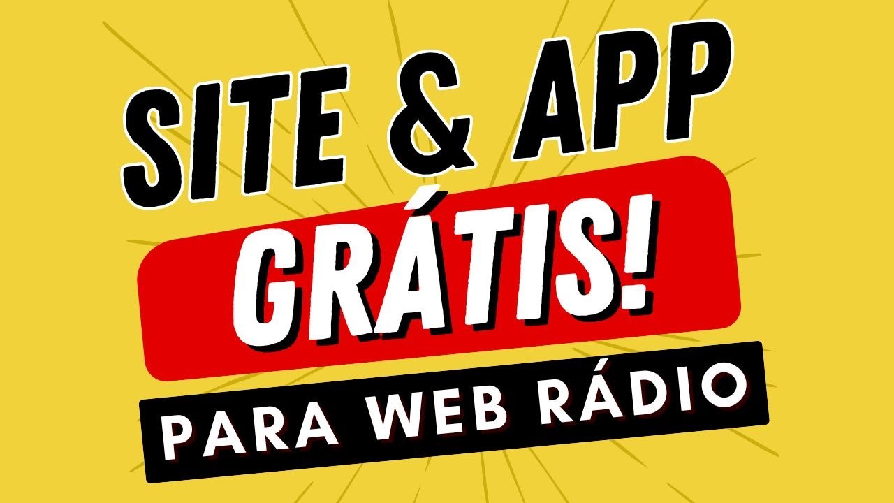 Site e App GRÁTIS para Web Rádio – Transforme Sua Audiência em Vendas.