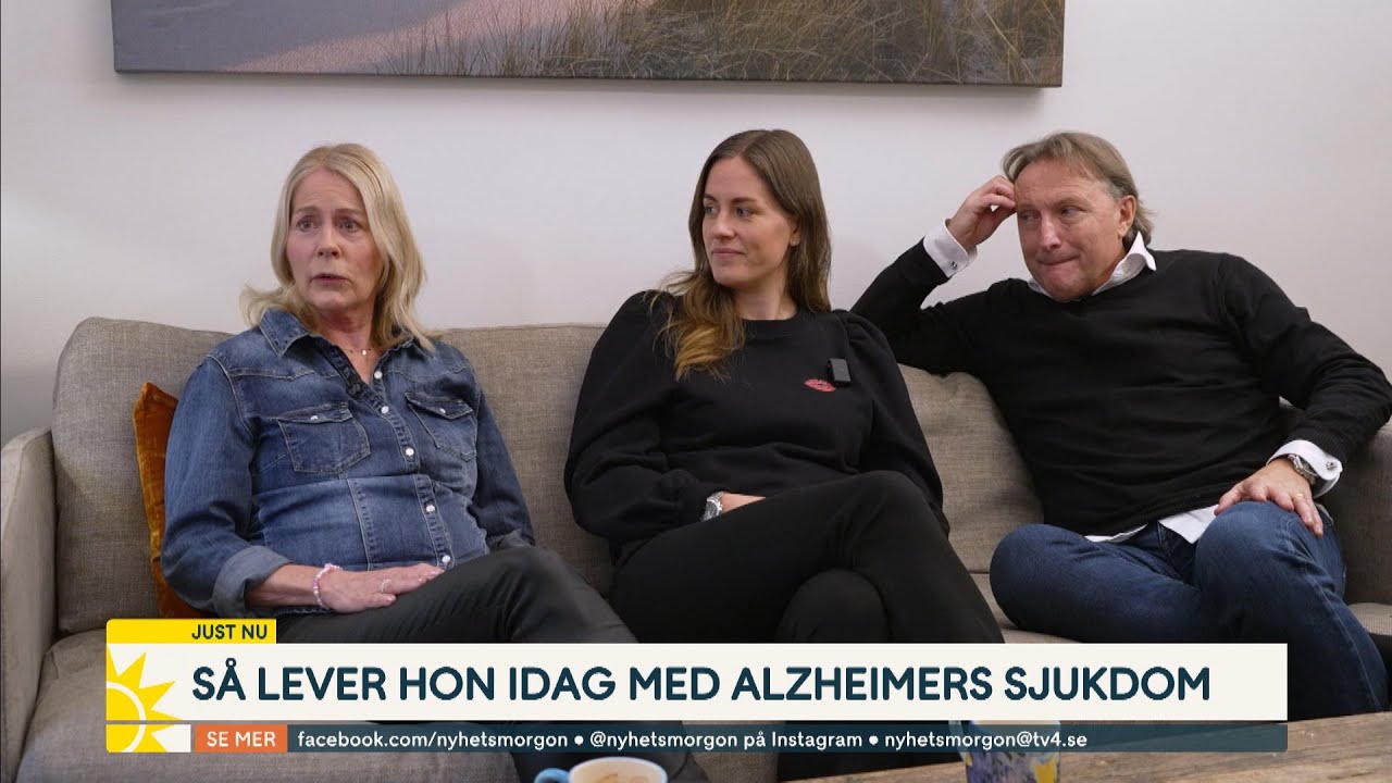 Så lever Nina Gunke med Alzheimers sjukdom idag TV4