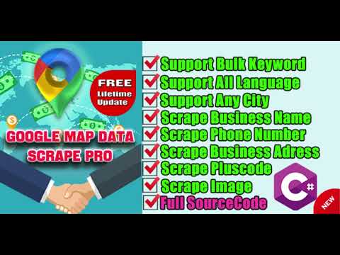 Google Map Business Extractor App with Multi-Language—C#Full  SourceCode#googlemap#c#googleextract