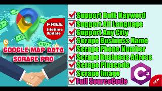 Google Map Business Extractor App with Multi-Language—C#Full  SourceCode#googlemap#c#googleextract
