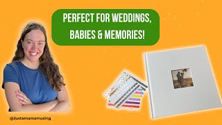 Best DIY Scrapbook Album 2025 | 10x10 Linen Memory Book for Baby, Wedding & Family Keepsakes