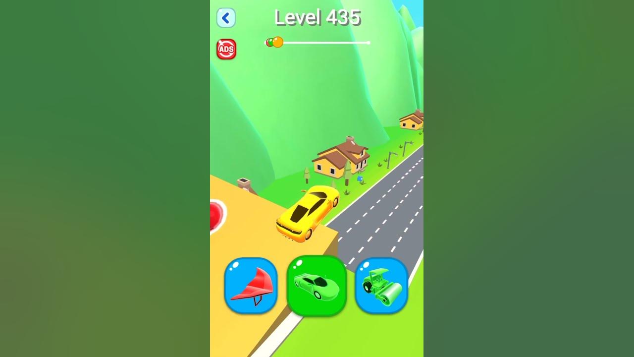 🚗🔥 "Shape Shifting Game – Speed, Stunts & Impossible Racing Challenge!" #shorts #mobilegames #virals