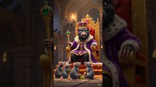 चूहे का राजा 👑 #RatKing #HindiStory #aivideo #viral #AIAnimation #PixarStyle