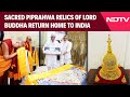Piprahwa Relics Return To India  | Sacred Piprahwa Relics of Lord Buddha Return Home To India