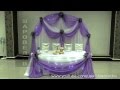 Свадебное  оформление. Ресторан "Иверия" Wedding decoration balloons and cloth