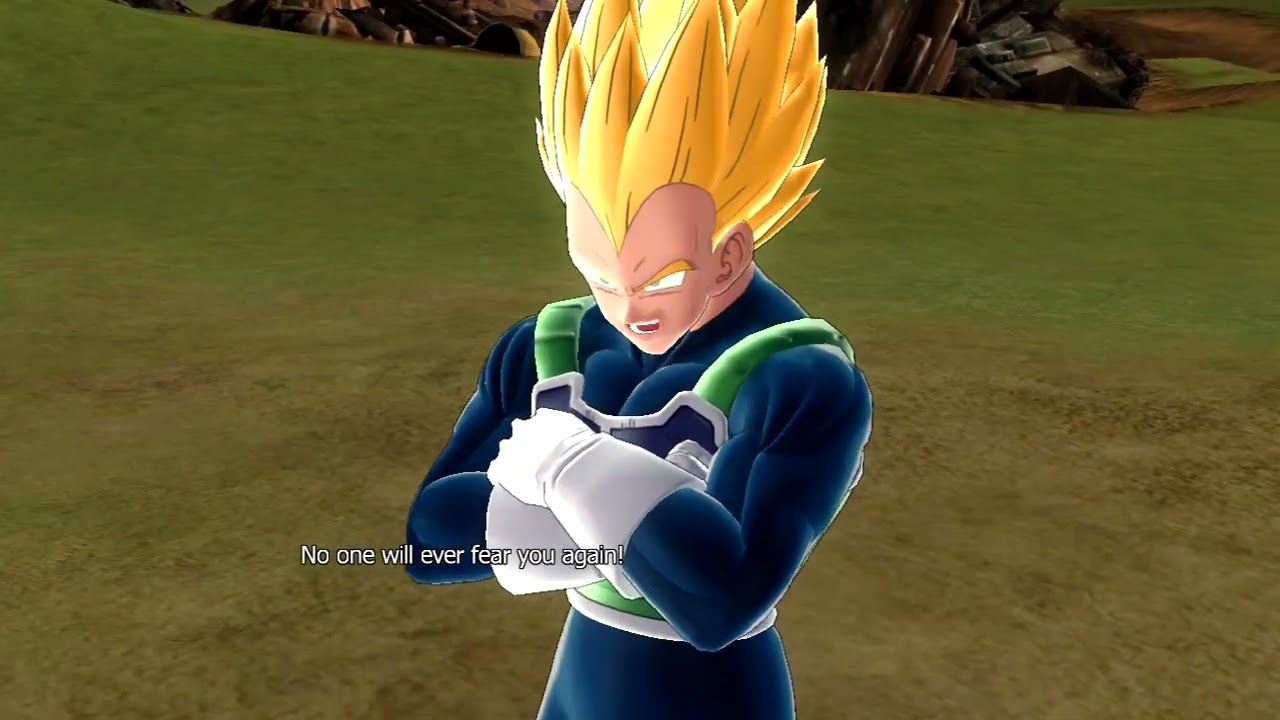 Dragonball Raging Blast 2 - All of Vegeta's Forms Winning and Losing Quotes
