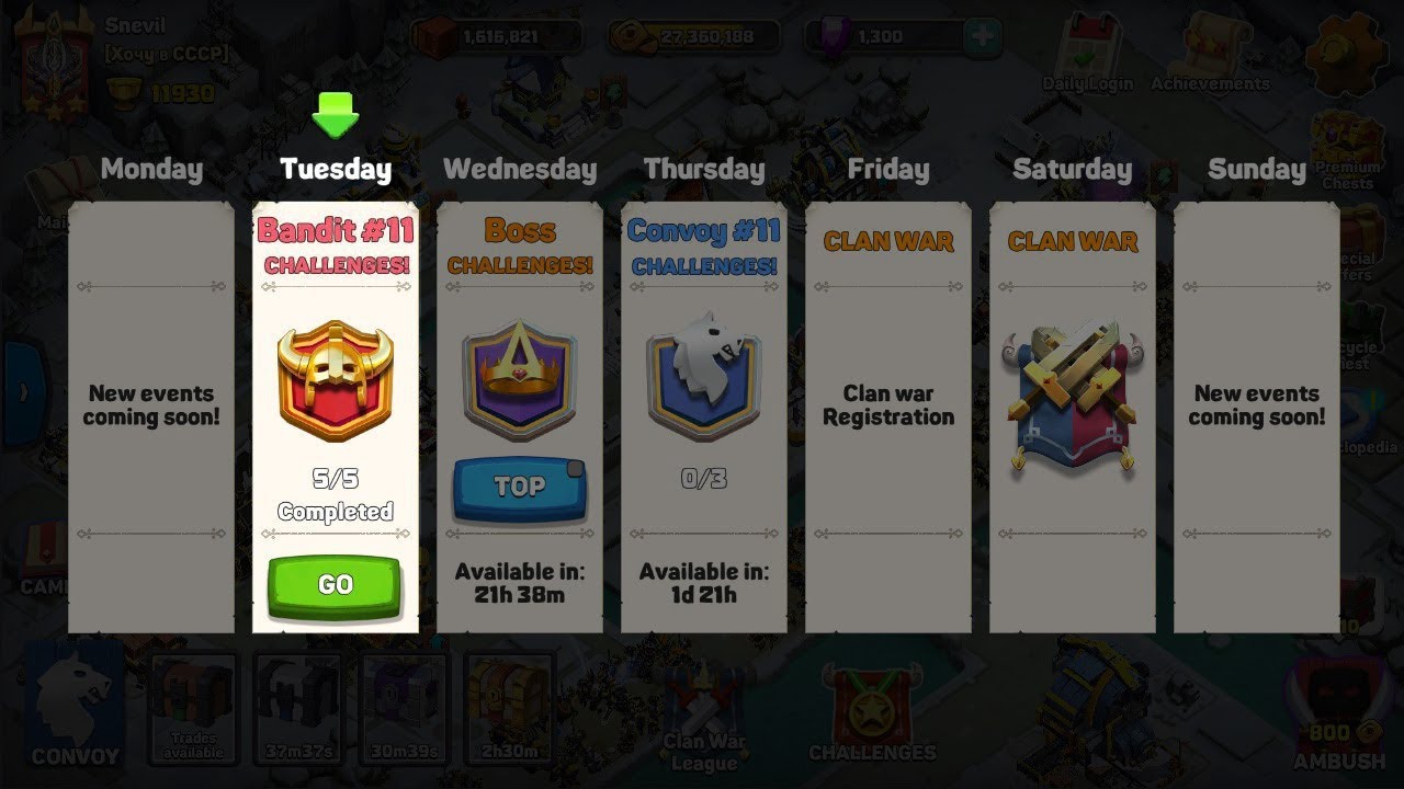 Caravan War - Challenge Bandit 11 (1-5)