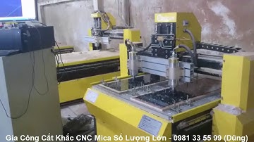 Nhận Gia Công Cắt CNC Mica Theo Yêu Cầu Tại Khu Vực Miền Nam