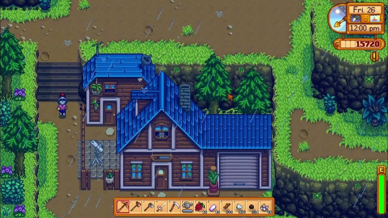 Stardew Valley: How to add a Kitchen to your house so you can start