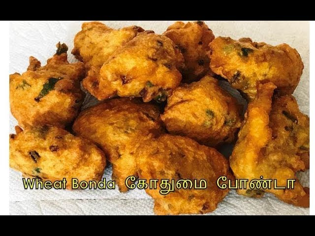 Wheat bonda in tamil | கோதுமை போண்டா | Easy Evening Snacks Recipe | Sachu Samayal