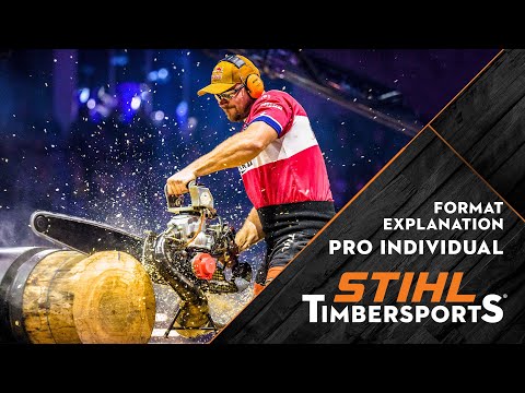 STIHL TIMBERSPORTS® competition format explanation –Individual Pro: