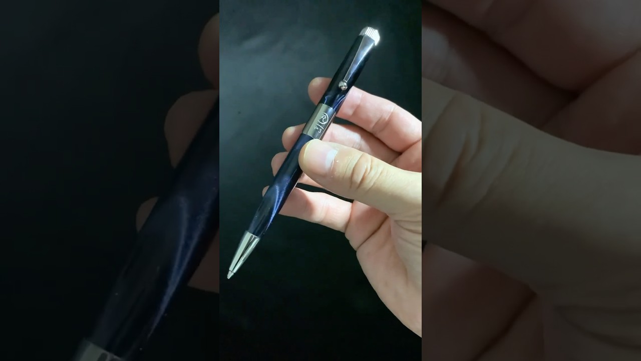 Itoya ROMEO No.3 細軸 Italian blue ballpoint pen｜伊東屋ロメオNo.3