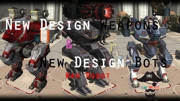 [Test Server War Robot 2.9.0] New Design Weapons & New Design Bots! (Android & iOS)