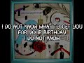 Birthday (Alligators & Pretzel Makers) - Lemon Demon/Neil Cicierega | Lyric Video