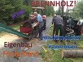 #41 Brennholzerwerb | Holz machen | Eigenbauspalter | Wippsäge mit Förderband | DIY | #OIM