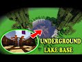 Minecraft: How To Build UNDERGROUND LAKE BASE (Building Tutorial)