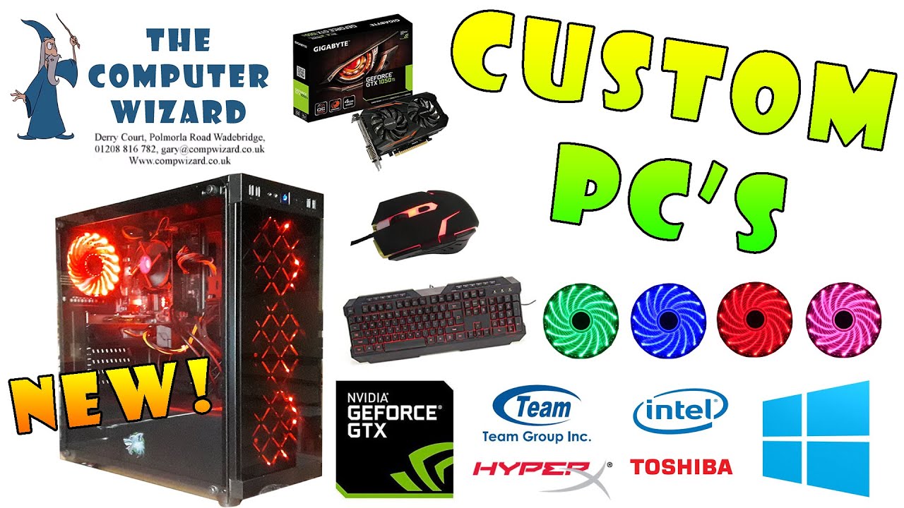 New CUSTOM Gaming Rig Builds | The Computer Wizard