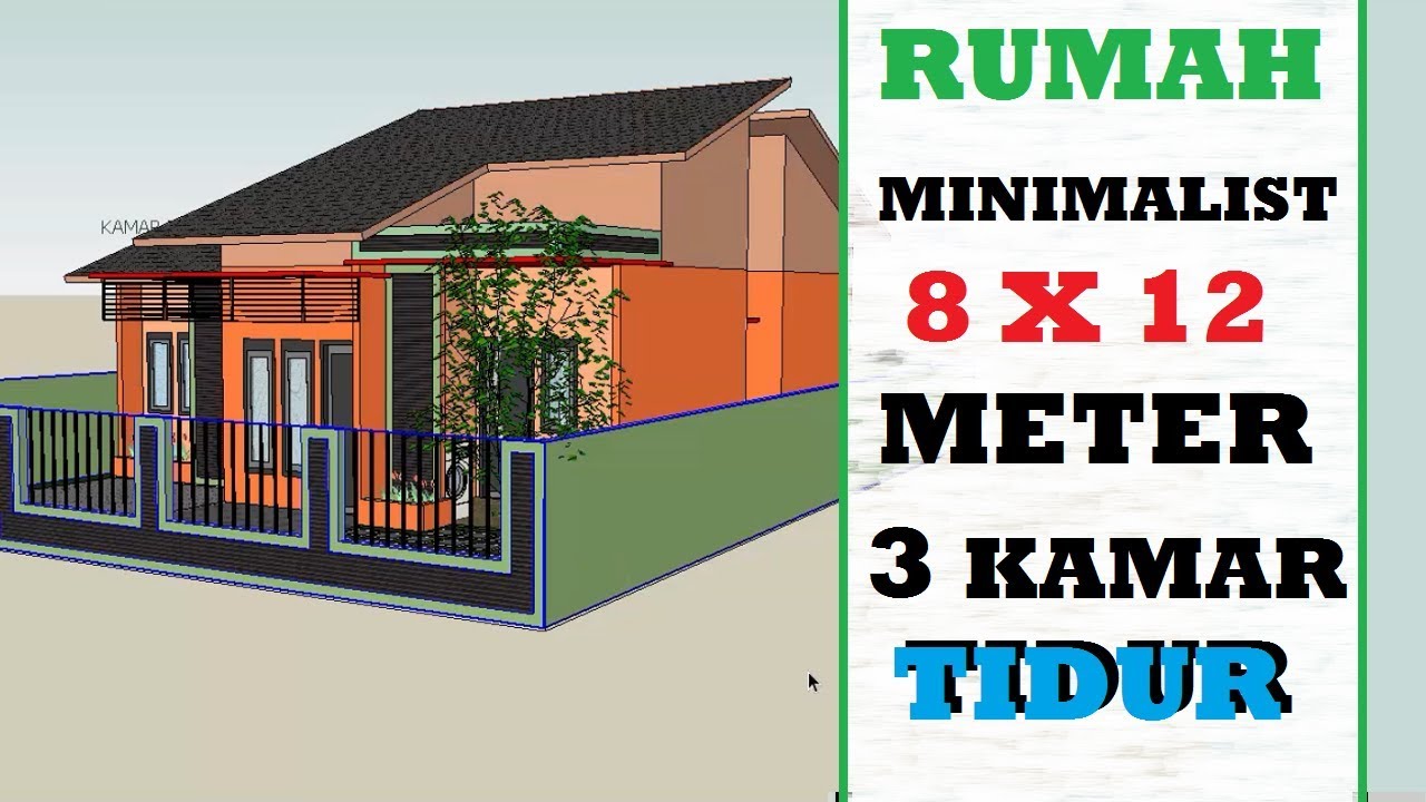 Rumah Minimalist 8 X 12 Meter Youtube