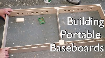 36. Portable layout - pt 2- building baseboards