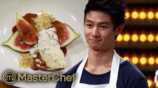 Reynold Poernomo's Blue Cheese Figs Recipe | MasterChef Australia screenshot 2