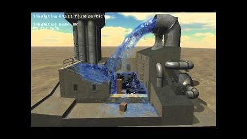 NVIDIA PhysX Particle Fluid Demo 2