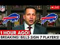 IT'S OFFICIAL! BILLS CONFIRM SIGNING OF 7 STAR PLAYERS! SEE WHO THEY ARE! BUFFALO BILLS NEWS