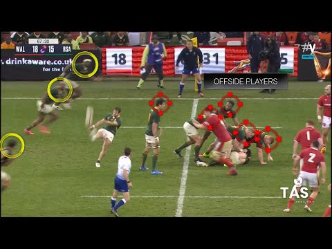 Rugby Referee Analysis: Wales vs Springboks 2021 | This should have been a TRY!