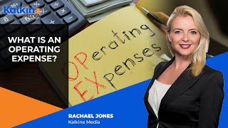 What is an operating expense?