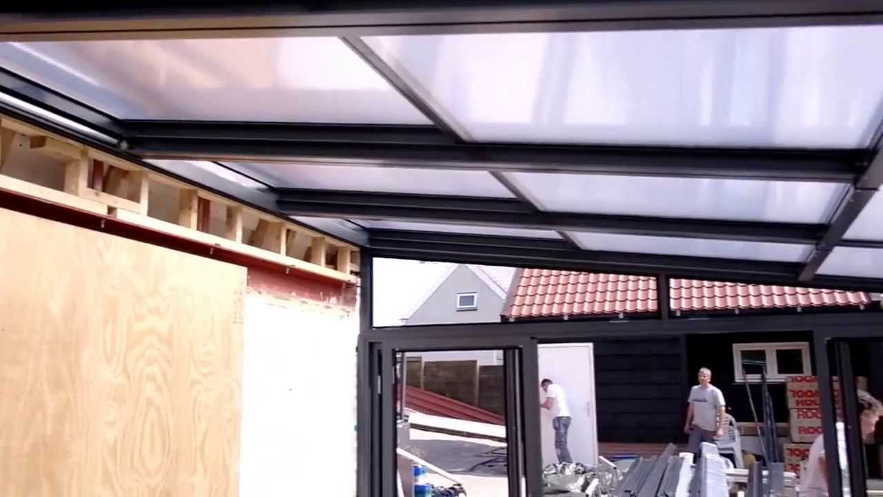 Het nieuwe zonneranda serre schuifdak van serre 2000 youtube Serre verande