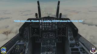 Skilty Demonstrates HI-ILS Approach to Nellis, 21L