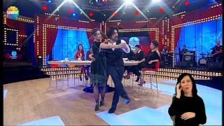 Pelin Batudan Canlı Yayında Tango Dersi