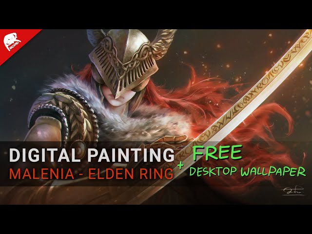 Malenia (Elden Ring)- Digital Painting . Here is my new painting
