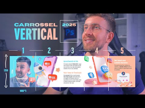 How to Make a CAROUSEL in Photoshop for Instagram in 2025 | VERTICAL Format, Create, Slice and Save