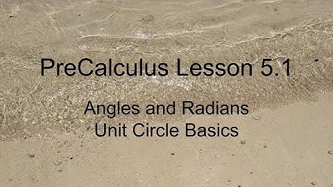PreCalculus Lesson 5 1