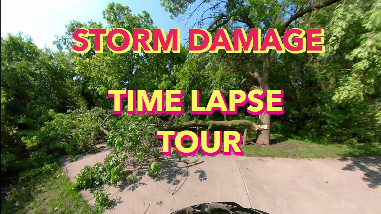 Hunting Park Storm Damage (Omaha, Nebraska) YouTube