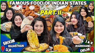 EATING MULTI-CUISINE FAMOUS FOOD FROM EVERY INDIAN STATE FOR 24 HOURS | FOOD CHALLENGE at Dilli Haat