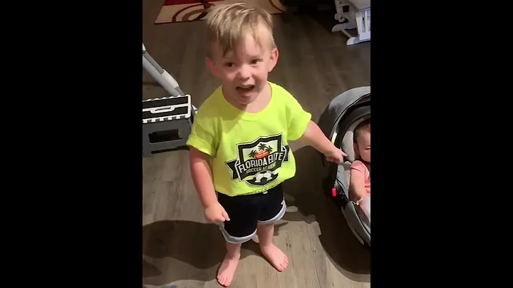 My baby got mad because he didn’t get a kiss goodbye 🤣🤣