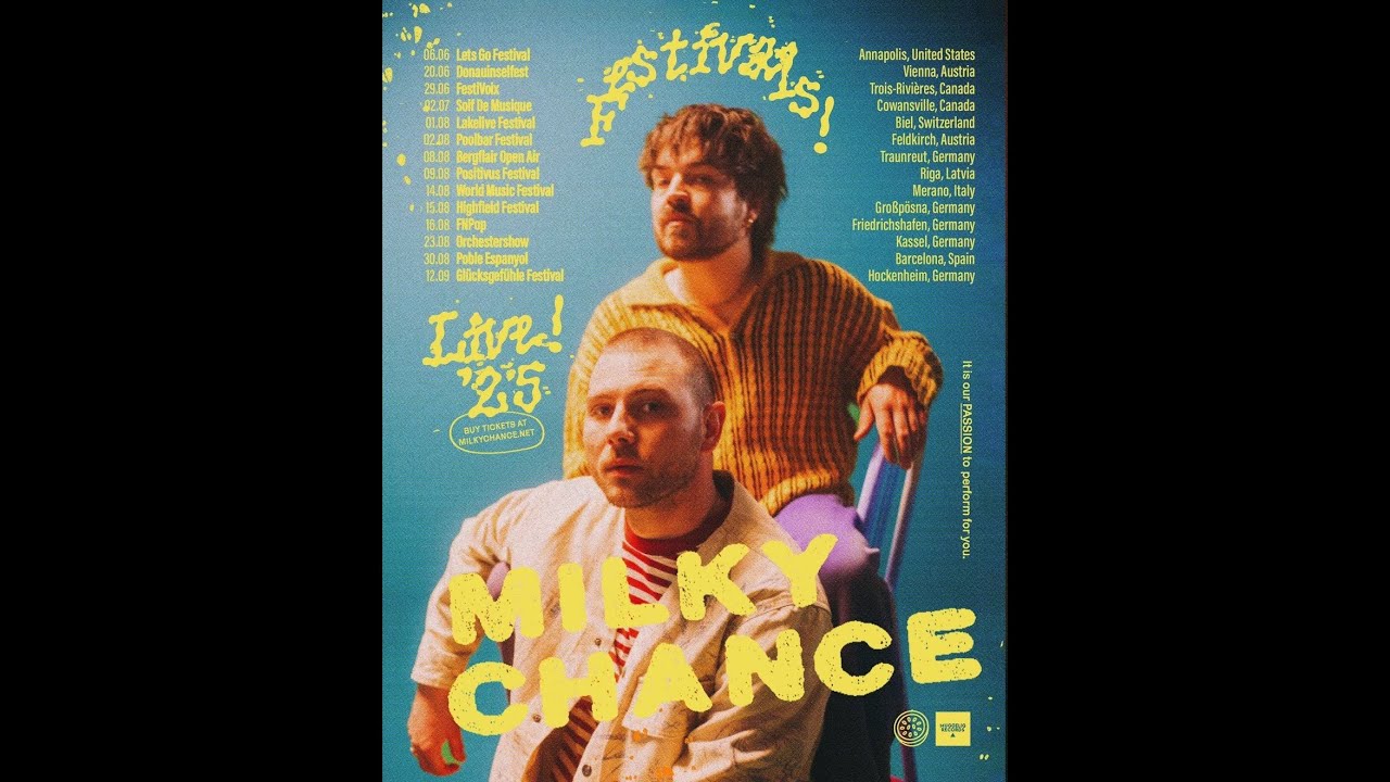 Milky Chance - Passion - Let’s Go Festival - Annapolis, MD - 6.6.2025